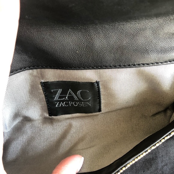 Zac Posen gold leather clutch - Picture 4 of 5